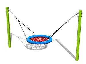 Leagăn cu lanţ tip Scoică - metal (înălțime de cădere 1 m)