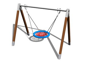 Leagăn cu lanţ tip Scoică RH170K - metal (înălțime de cădere 1,5 m)