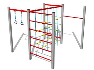 Set căţărare - argintiu