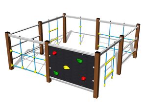 Set căţărare - maro