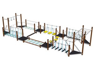 Traseul îndemânării - maro