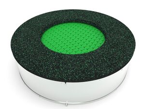 Trambulină TRA-K145-GZ - verde