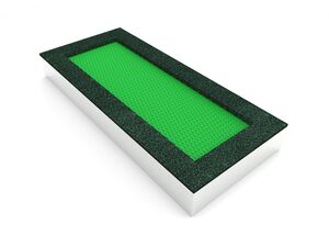 Trambulină TRA-O370-GZ - verde